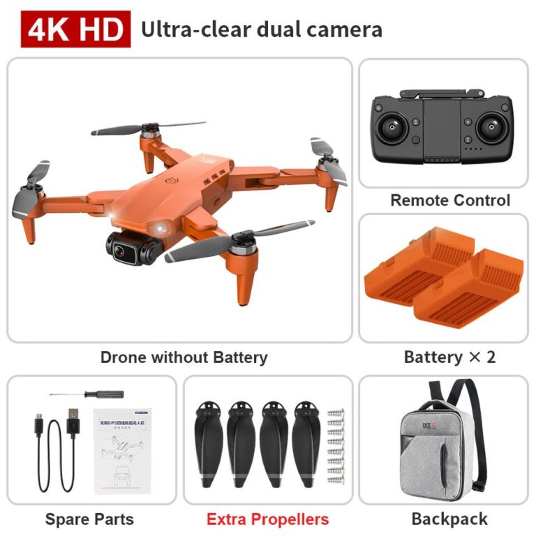 L900 PRO GPS Drone 4K HD Profissional Câmera Dupla Estabilização Aérea Motor Sem Escova Dobrável Quadcopter Helicóptero RC 1200M - Image 18