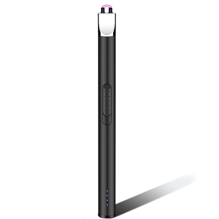 Mini isqueiro elétrico de pulso elétrico sem chama, vela recarregável USB, fogão a gás, pistola de ignição, caixa de presente - Image 3