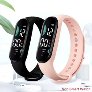 Tela sensível ao toque LED para esportes ao ar livre, crianças, relógio eletrônico, mulheres, homens, pulseira de silicone, relógio de pulso, relógio de estudante, relógio à prova d'água