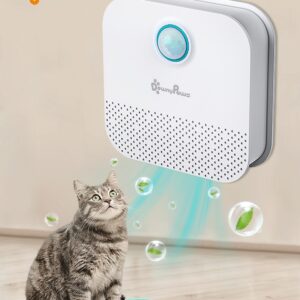 DownyPaws 4000mAh inteligente purificador de odor de gato para gatos caixa de areia desodorizante banheiro de cachorro recarregável purificador de ar desodorização de animais de estimação