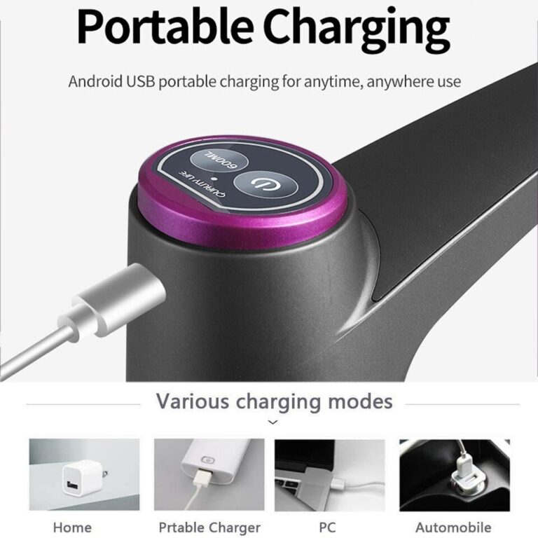 Dispensador automático de água elétrico portátil bomba de garrafa botão de carga usb interruptor de controle extrator de bebida para cozinha home office - Image 4