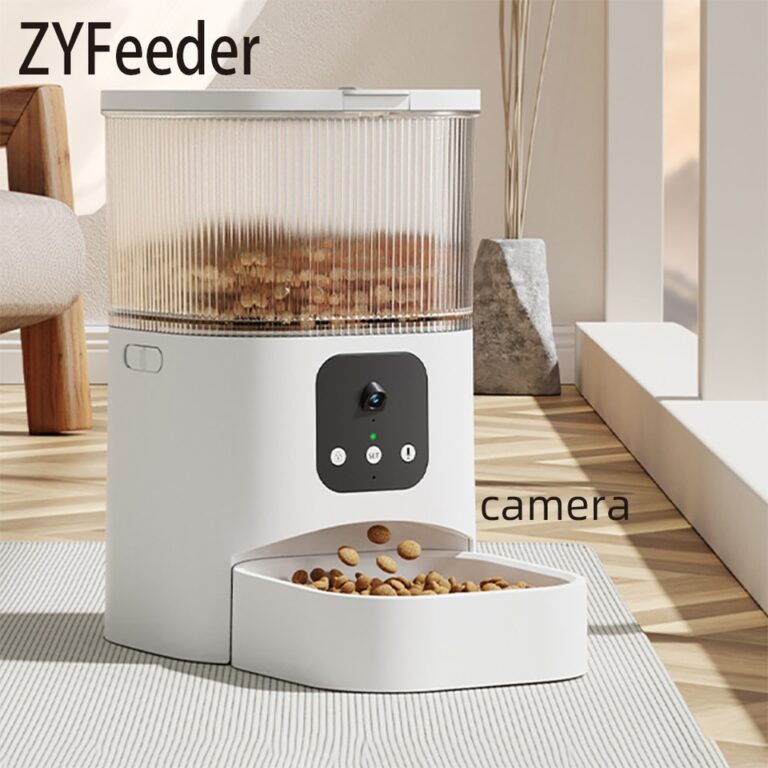 Alimentador automático para animais de estimação, máquina de alimentação inteligente, dispensador de comida para cães, com botão de câmera WiFi, temporização de voz, quantitativo, Slow Foodr - Image 8