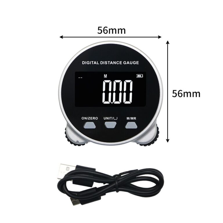 Shahe display lcd régua digital tipo-c fita métrica eletrônica com ferramenta de medição de comprimento portátil recarregável de alta precisão - Image 6