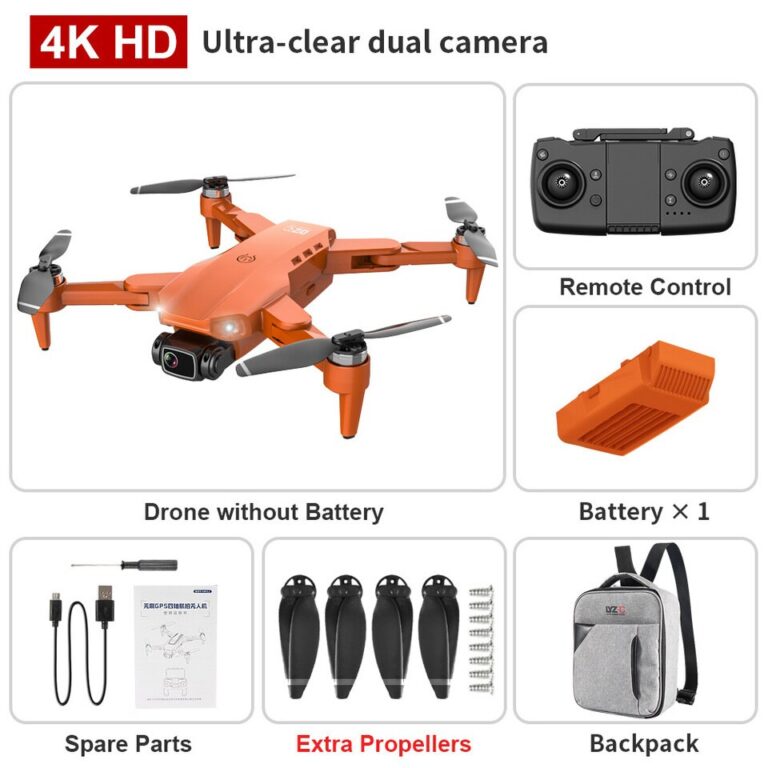 L900 PRO GPS Drone 4K HD Profissional Câmera Dupla Estabilização Aérea Motor Sem Escova Dobrável Quadcopter Helicóptero RC 1200M - Image 14