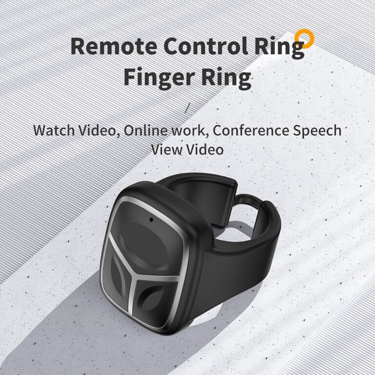 Anel de controle remoto inteligente sem fio bluetooth 5.3 mini controle remoto de ponta do dedo carregamento magnético 10m distância eficaz
