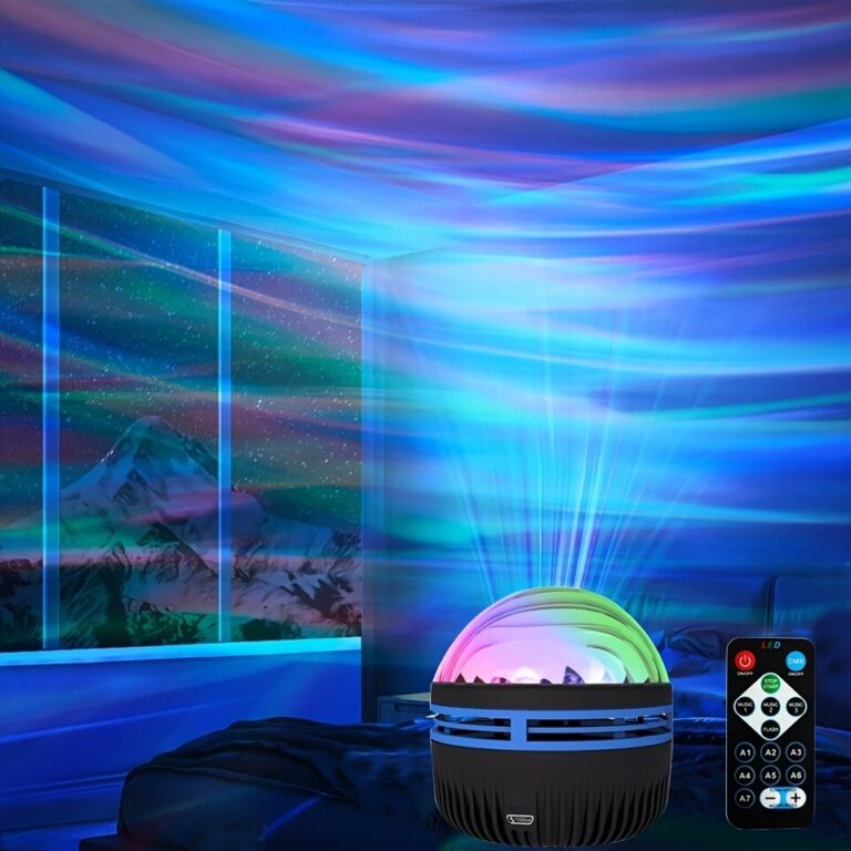LED água padrão céu estrelado luz de controle remoto aurora luz de projeção plug-in bola mágica estágio ktv hotel luz laser