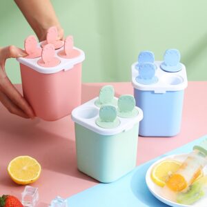 Faça você mesmo molde de picolé de sorvete caixa de gelo caseira com vara de plástico máquina de gelo suplemento alimentar ferramentas utensílios de cozinha