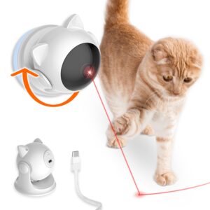 Brinquedo a laser interativo para gatos, brinquedo automático, jogo inteligente, ativo para gatos, diversão elétrica, inteligente, carregamento USB interno