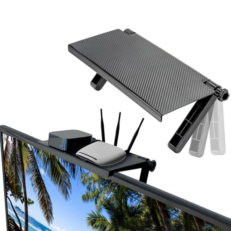 Rack Tv Monitor Organizador Tela Top Armazenamento Exibição Multifuncional Suporte Suporte para Office Home Modem Roteador Prateleira Rack Holder - Image 8