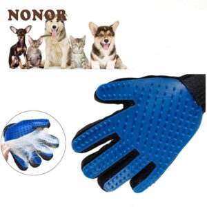 NOMOR Borracha Escova de Banho para Animais de Estimação Silicone Pente para Gatos Luva de Massagem Higiene para Cães e Gatos Suprimentos
