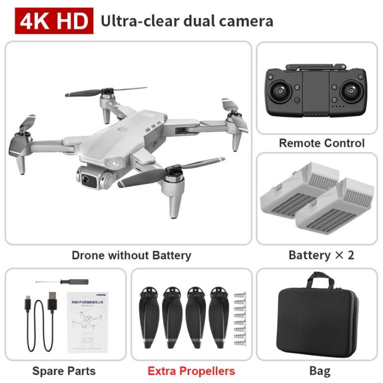 L900 PRO GPS Drone 4K HD Profissional Câmera Dupla Estabilização Aérea Motor Sem Escova Dobrável Quadcopter Helicóptero RC 1200M - Image 13