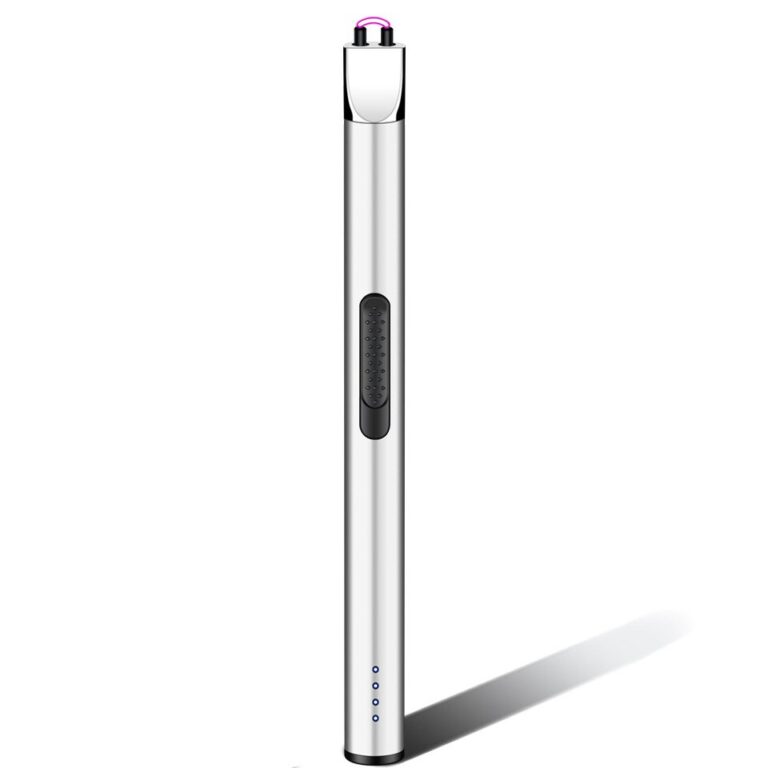 Mini isqueiro elétrico de pulso elétrico sem chama, vela recarregável USB, fogão a gás, pistola de ignição, caixa de presente - Image 8
