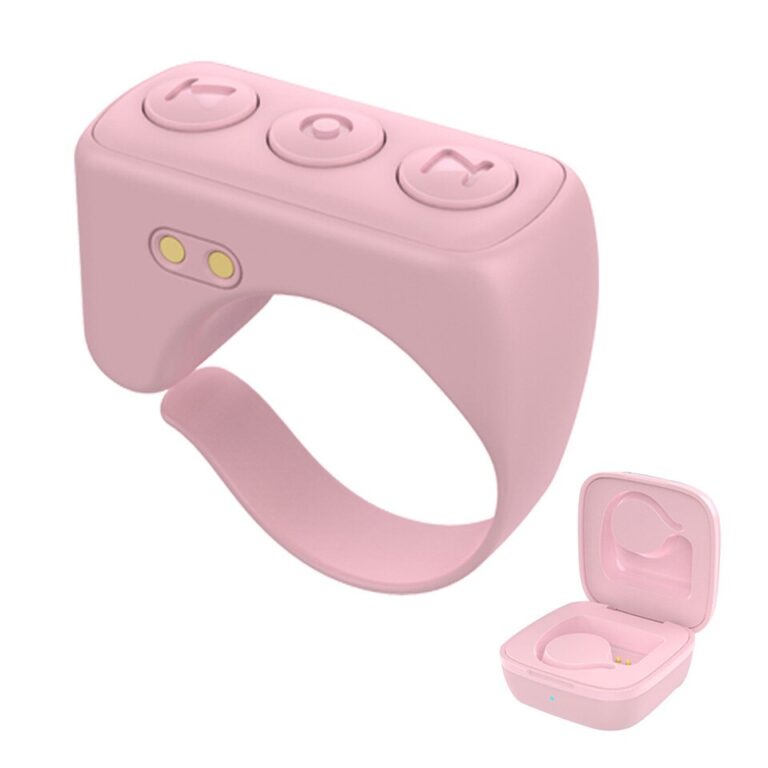 Anel sem fio bluetooth controle remoto telefone selfie controlador de vídeo dedo página turner navegar selfie obturador para android ios - Image 4