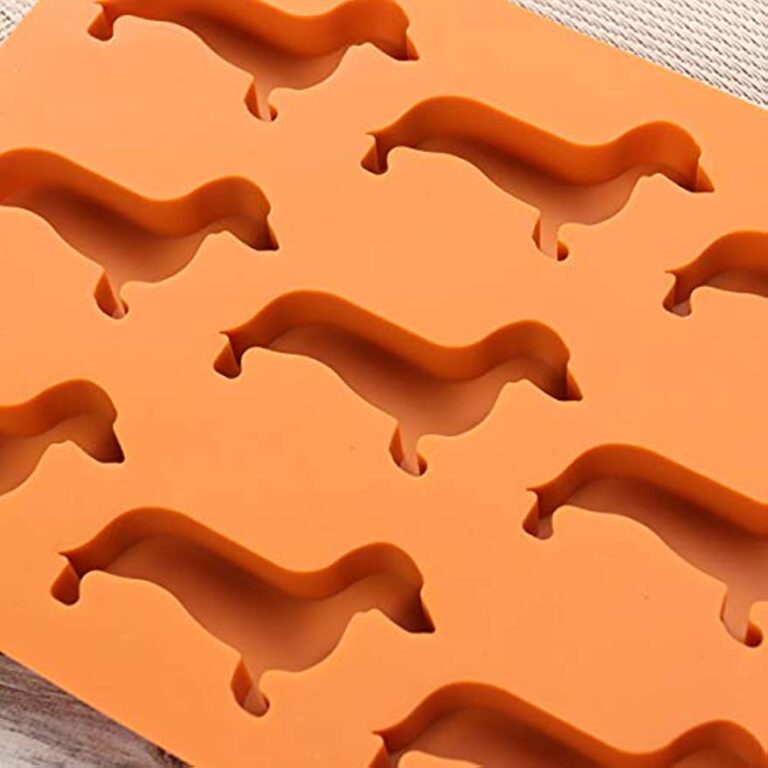 Bandeja para cubos de gelo para cães Dachshund Moldes para cubos de gelo de silicone Forma para biscoitos de geléia Forma de chocolate - Image 3