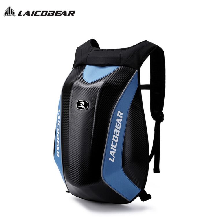 Mochila de carbono para motociclista, à prova d'água, para capacete, mochila expansível para moto Mach, acessórios para mala de motociclista - Image 5