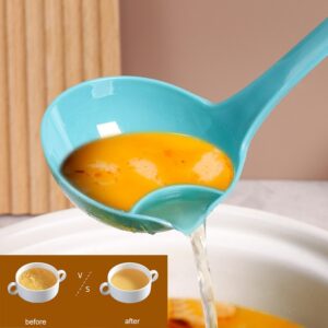 Filtro para utensílios de cozinha Conchas Skimmer Colher Coador Colher de cozinha Novos acessórios Sopa Separador de óleo gordo
