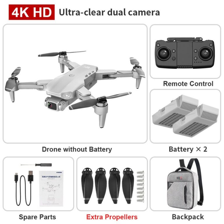 L900 PRO GPS Drone 4K HD Profissional Câmera Dupla Estabilização Aérea Motor Sem Escova Dobrável Quadcopter Helicóptero RC 1200M - Image 26