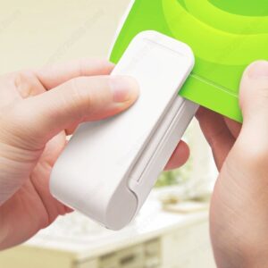 Mini máquina seladora de sacos de calor, seladora de pacotes, sacos térmicos de plástico, fechamento de sacos de alimentos, vedação portátil, acessórios de cozinha