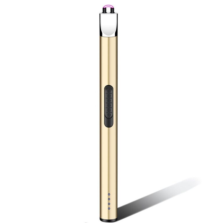 Mini isqueiro elétrico de pulso elétrico sem chama, vela recarregável USB, fogão a gás, pistola de ignição, caixa de presente - Image 2