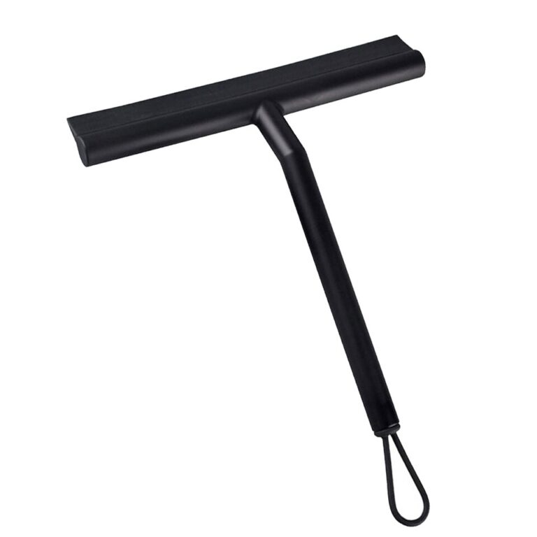 Rodo de chuveiro limpador de vidro raspador rodo de chuveiro limpador com suporte de silicone espelho de banheiro raspador limpeza de vidro - Image 2