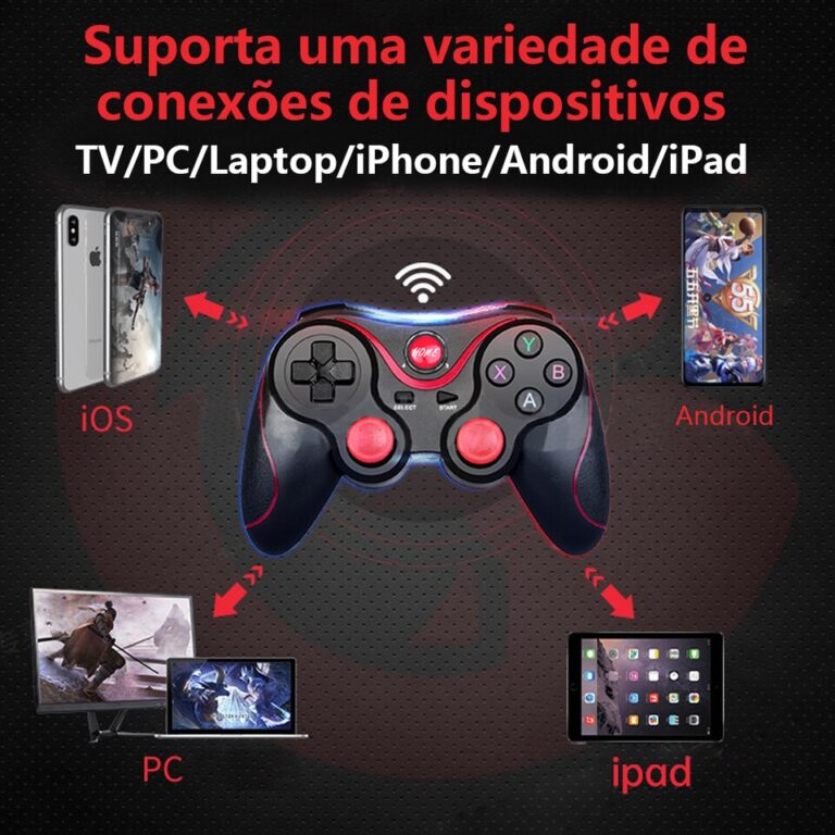 Gamepad sem fio X3 Controlador de joystick sem fio T3 Bluetooth Suporte Gamepad para telefone Android PC Switch/Acessórios PS3 - Image 3