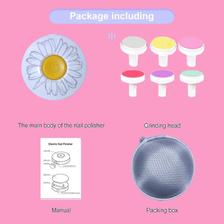 Aparador elétrico de unhas para bebês, polidor de unhas infantil, ferramenta de manicure infantil, tesoura, kit de higiene para bebês, cortador de unhas para recém-nascidos - Image 8