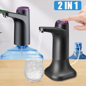 Dispensador automático de água elétrico portátil bomba de garrafa botão de carga usb interruptor de controle extrator de bebida para cozinha home office