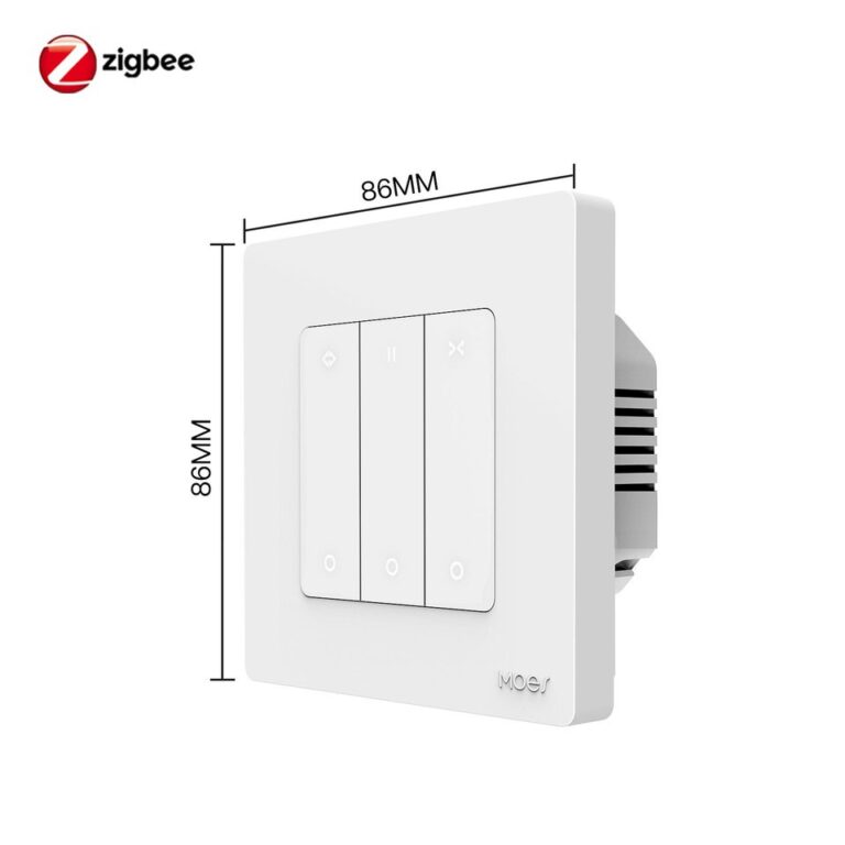 Moes inteligente zigbee estrela anel interruptor de cortina para cortinas elétricas do obturador do rolo motor cego alexa/google casa controle remoto - Image 5