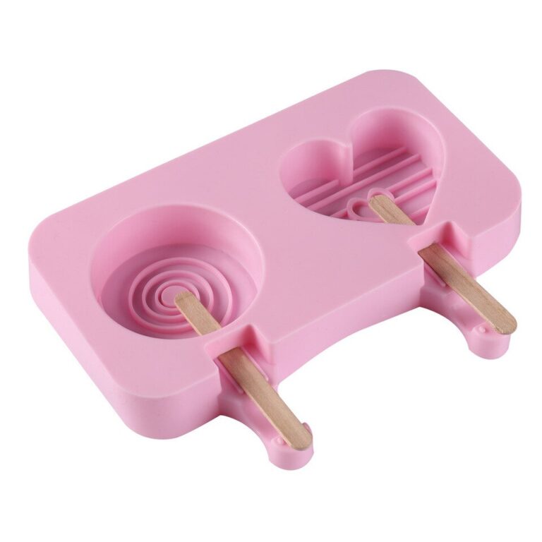 2023 Novo Molde de Silicone para Sorvete Love & Animal Shape Cute Ice Cube Maker Molde de Gelo Caseiro com Vara e Tampa Utensílios de Cozinha - Image 3