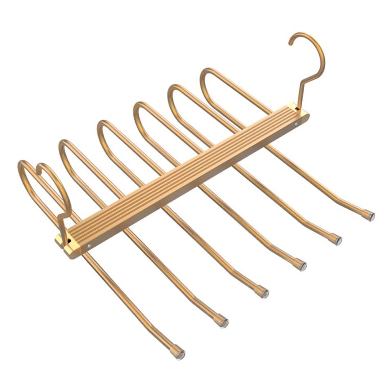 6 em 1 cabides para calças magia multi camada liga de alumínio calças rack armazenamento 360 rotativo dobrável protable pano calças cabides - Image 10