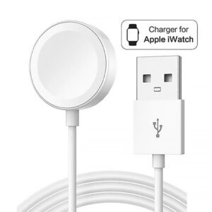 Carregador sem fio magnético para estação de carregamento rápido portátil Apple Watch Series Cabo de carregador USB para iWatch 8 7 6 SE 5 4 3 2 1