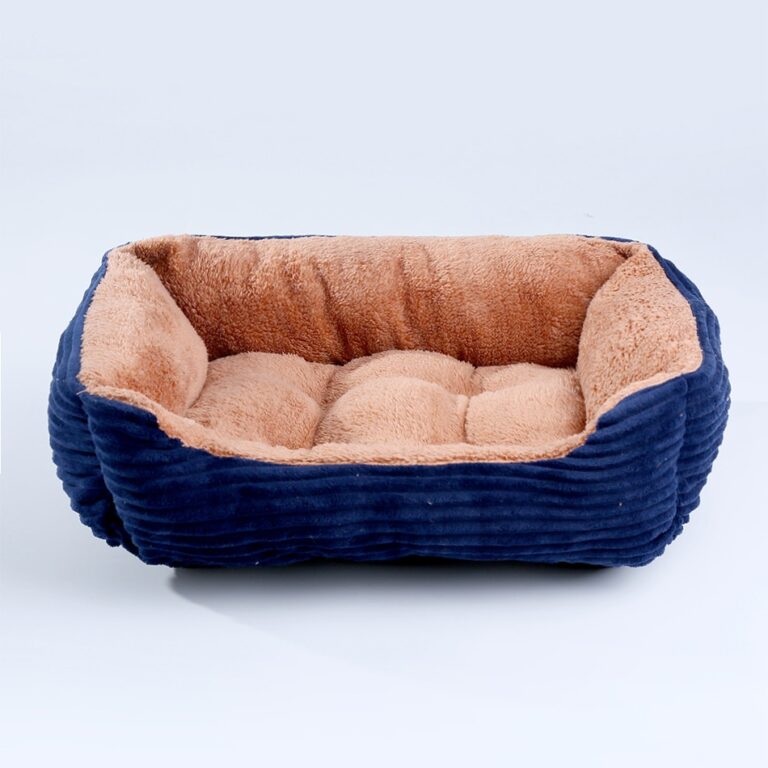 Cama para cachorro, gato, quadrada, de pelúcia, canil, médio, pequeno, sofá-cama, almofada para animais de estimação, calmante, cama para cães, casa, suprimentos para animais de estimação, acessórios - Image 4