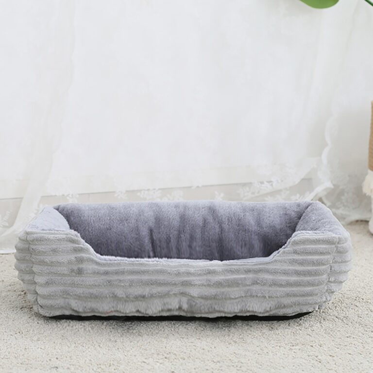 Cama para cachorro, gato, quadrada, de pelúcia, canil, médio, pequeno, sofá-cama, almofada para animais de estimação, calmante, cama para cães, casa, suprimentos para animais de estimação, acessórios - Image 19