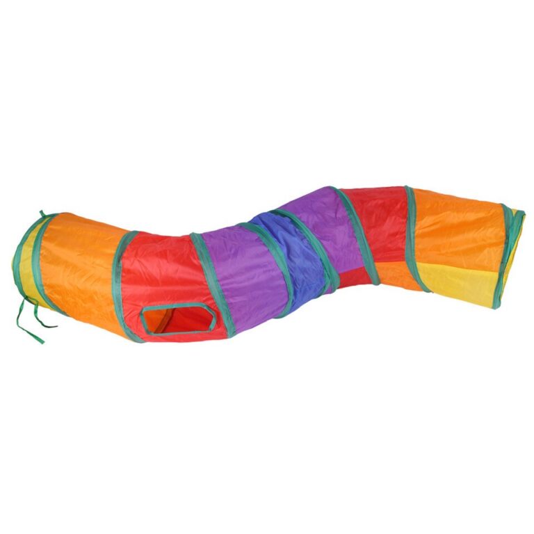 Pet Tunnel Toy Dobrável Cat Rainbow Três Canais Treinamento Brinquedos Interativos Pet Self Entertainment Brinquedos Engraçados Suprimentos para Gatos - Image 6