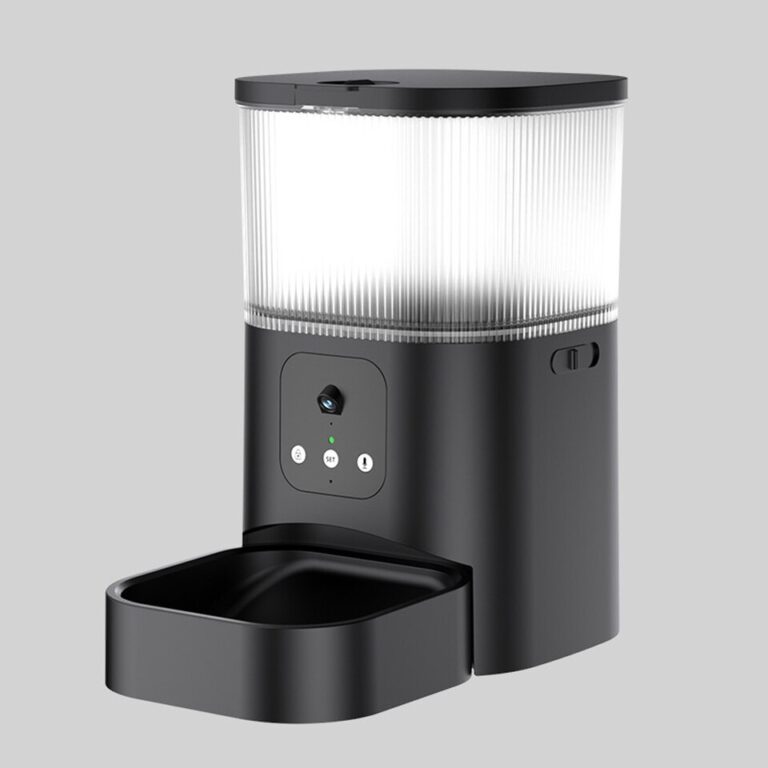 Alimentador automático para animais de estimação, máquina de alimentação inteligente, dispensador de comida para cães, com botão de câmera WiFi, temporização de voz, quantitativo, Slow Foodr - Image 6