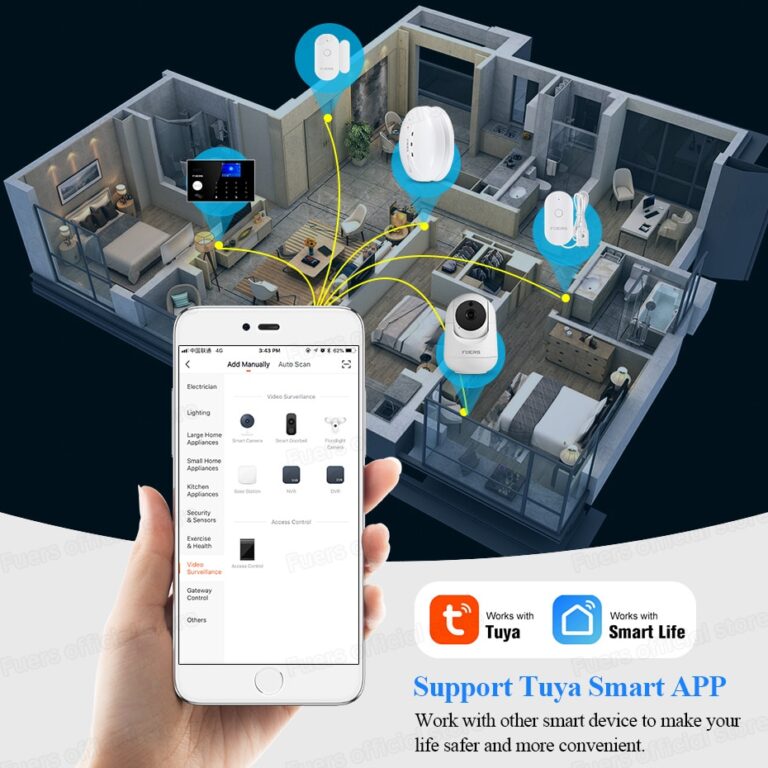 Fuers 5MP Câmera IP Tuya Smart Home Interior WiFi Câmera de Vigilância Sem Fio Rastreamento Automático CCTV Segurança Bebê Pet Monitor - Image 2