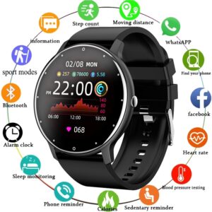 2023 novo relógio inteligente feminino masculino esporte fitness smartwatch à prova d'água relógios bluetooth sono monitor de freqüência cardíaca para android ios