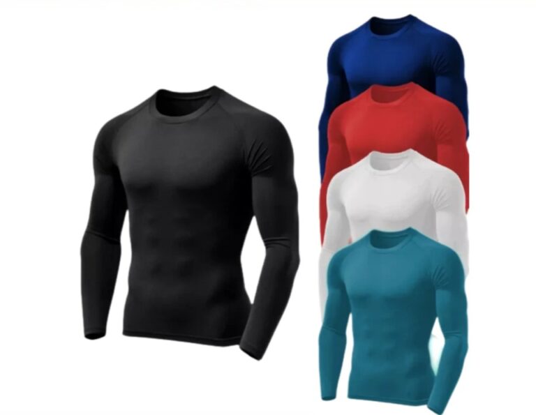 Ciclismo Térmica Proteção Solar T-Shirt Compression Second Skin UV Iced Fabric 50 + Várias Cores Atacado Unissex Masculino Fem