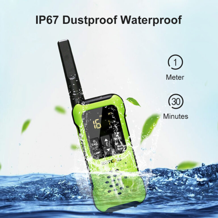 Retevis walkie talkie à prova d'água ip67 flutuante rádio bidirecional 2 peças incluídas pmr 446 bateria recarregável aa caiaque de pesca rt649p - Image 4