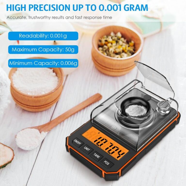 0.001g Balança Digital Eletrônica Portátil Mini Balança de Precisão Profissional Balança de Bolso Miligrama 50g Pesos de Calibração - Image 4