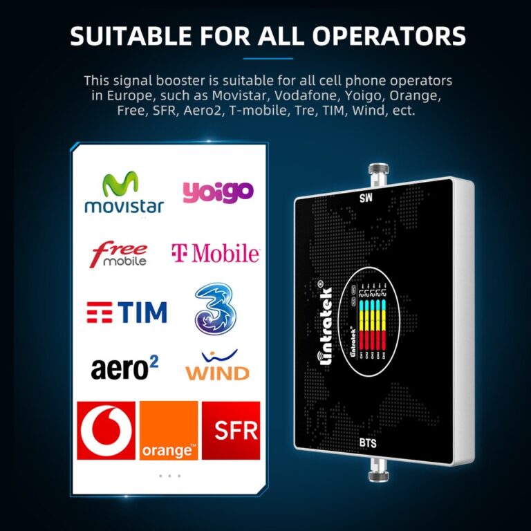 Lintratek uso do carro amplificador celular 5band b20 b3 b8 gsm cdma utms lte impulsionador de sinal 2g 3g 4g 700 800 2600 kit antena repetidor - Image 6