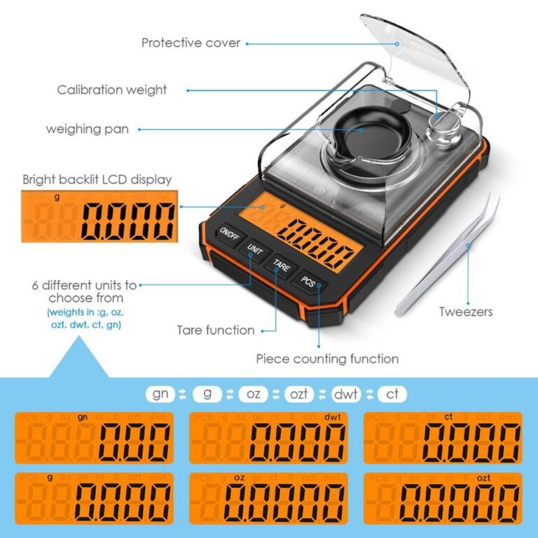 0.001g Balança Digital Eletrônica Portátil Mini Balança de Precisão Profissional Balança de Bolso Miligrama 50g Pesos de Calibração - Image 3