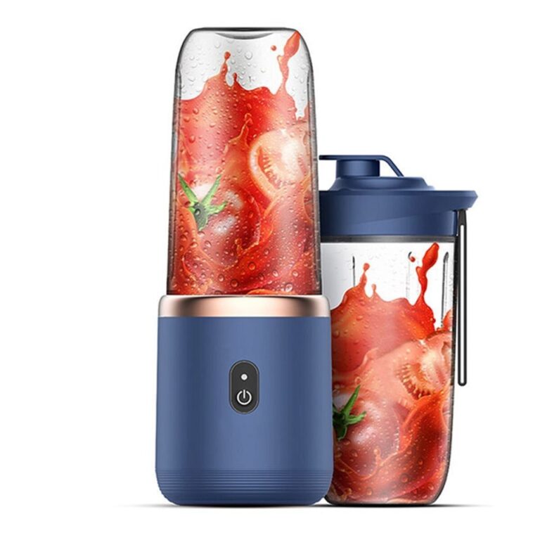 Garrafa liquidificador portátil elétrico 6 lâminas multifuncional suco liquidificador suco fresco smoothie liquidificador gelo crushcup processador de alimentos - Image 9