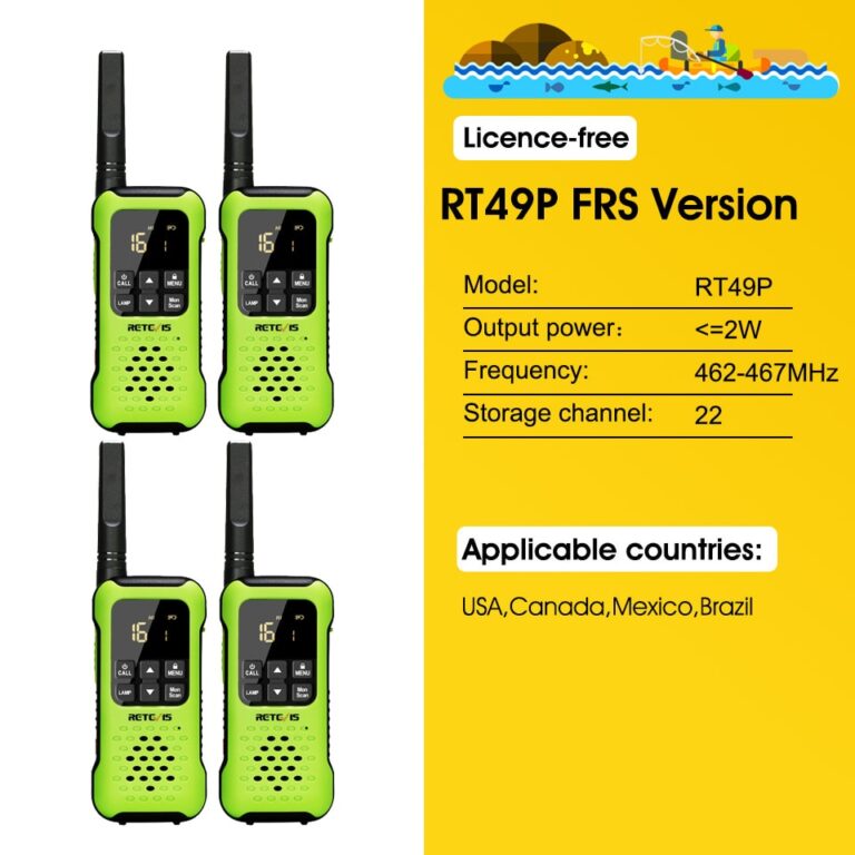 Retevis walkie talkie à prova d'água ip67 flutuante rádio bidirecional 2 peças incluídas pmr 446 bateria recarregável aa caiaque de pesca rt649p - Image 12