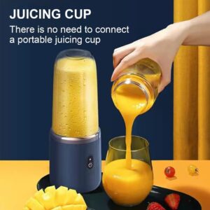 Garrafa liquidificador portátil elétrico 6 lâminas multifuncional suco liquidificador suco fresco smoothie liquidificador gelo crushcup processador de alimentos