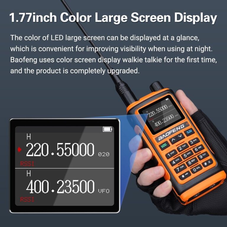 Baofeng uv 17 pro v2 frequência de cópia sem fio walkie talkie 16 km lanterna à prova dwireless água de longo alcance tipo-c carregador rádio presunto uv 5r - Image 11