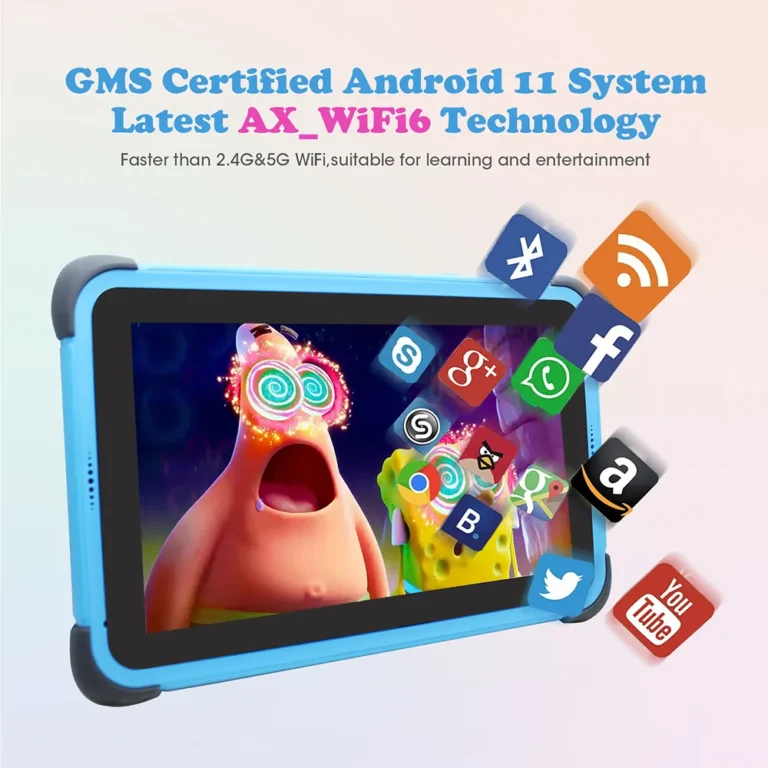 Weelikeit 8 Polegada crianças tablet para criança android 11 1280x800 ips crianças estudo tablet 2gb 32gb quad core 4500mah wifi6 com suporte - Image 4