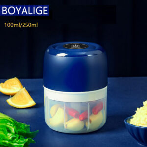 Cozinha elétrica chopper alho masher moedor de carne mini alimentos alho vegetal chopper triturador recarregável processador alimentos