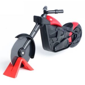 Faca de aço inoxidável para motocicleta, cortador de pizza, ferramenta de bolo, tesoura para roda de pizza, perfeita para pizza, tortas, waffles, acessórios de cozinha