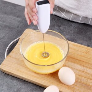 Mini batedor de ovos elétrico portátil cozinha doméstica inoxidável bolha café misturador bebida batedor leite bater o creme mexendo